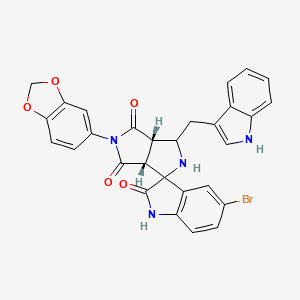 molecular formula C29H21BrN4O5 B15173796 C29H21BrN4O5 