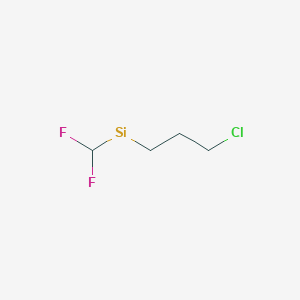 molecular formula C4H7ClF2Si B15173799 CID 78068919 