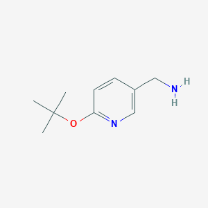 [6-(Tert-butoxy)pyridin-3-yl]methanamine