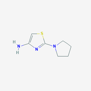molecular formula C7H11N3S B1517389 2-(Pyrrolidin-1-yl)thiazol-4-amine CAS No. 849091-89-0