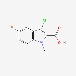 5-bromo-3-chloro-1-methyl-1H-indole-2-carboxylic acid