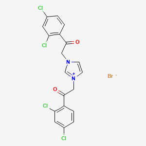 molecular formula C19H13BrCl4N2O2 B15173901 C19H13BrCl4N2O2 