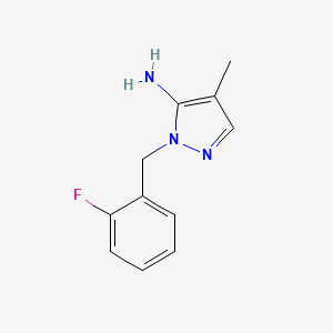 1-(2-Fluorobenzyl)-4-methyl-1H-pyrazol-5-amine