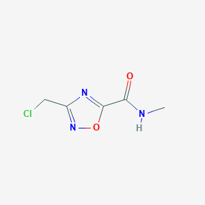 3-(Chloromethyl)-N-methyl-1,2,4-oxadiazole-5-carboxamide