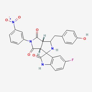 molecular formula C26H19FN4O6 B15173967 C26H19FN4O6 