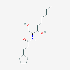 molecular formula C17H33NO3 B15174072 3-Cyclopentyl-N-[(2S)-1,3-dihydroxynonan-2-yl]propanamide CAS No. 920277-65-2