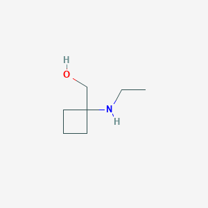 molecular formula C7H15NO B15174087 [1-(Ethylamino)cyclobutyl]methanol 
