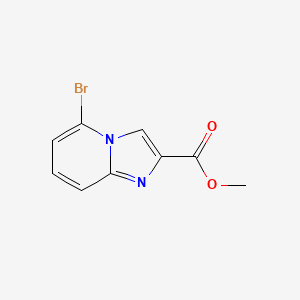 molecular formula C9H7BrN2O2 B1517409 5-Bromoimidazo[1,2-a]pyridine-2-carboxylic acid methyl ester CAS No. 1092351-65-9