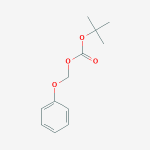 molecular formula C12H16O4 B15174098 tert-Butyl phenoxymethyl carbonate CAS No. 920967-23-3