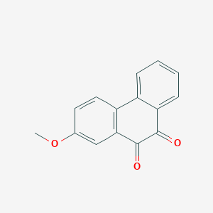 molecular formula C15H10O3 B15174119 2-Methoxyphenanthrene-9,10-dione CAS No. 918945-07-0