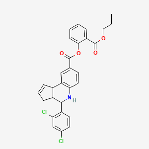 molecular formula C29H25Cl2NO4 B15174188 C29H25Cl2NO4 