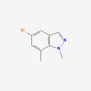 molecular formula C9H9BrN2 B1517419 5-溴-1,7-二甲基-1H-吲唑 CAS No. 1092352-34-5