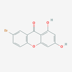 molecular formula C13H7BrO4 B1517421 7-bromo-1,3-dihydroxy-9H-xanthen-9-one CAS No. 100334-97-2