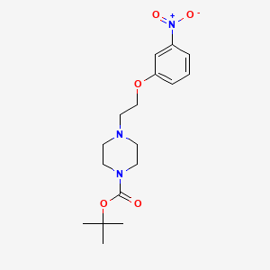 tert-butyl 4-[2-(3-nitrophenoxy)ethyl]tetrahydro-1(2H)-pyrazinecarboxylate