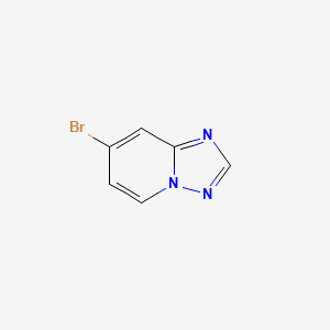 molecular formula C6H4BrN3 B1517427 7-bromo-[1,2,4]triazolo[1,5-a]pyridine CAS No. 1053655-66-5