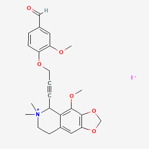 molecular formula C24H26INO6 B15174274 C24H26Ino6 