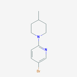 5-Bromo-2-(4-methylpiperidin-1-yl)pyridine