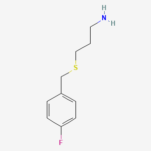 3-[(4-Fluorobenzyl)thio]-1-propanamine