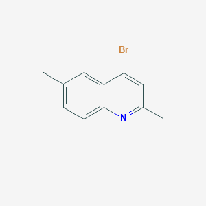 molecular formula C12H12BrN B1517441 4-Bromo-2,6,8-trimethylquinoline CAS No. 1070879-60-5