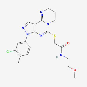 molecular formula C20H23ClN6O2S B15174415 C20H23ClN6O2S 