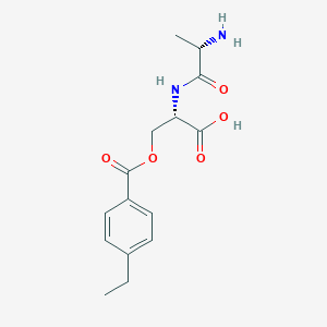 molecular formula C15H20N2O5 B15174428 L-Alanyl-O-(4-ethylbenzoyl)-L-serine CAS No. 921934-43-2