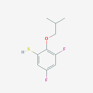molecular formula C10H12F2OS B15174435 2-iso-Butoxy-3,5-difluorothiophenol 