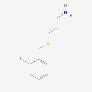 3-[(2-Fluorobenzyl)thio]-1-propanamine