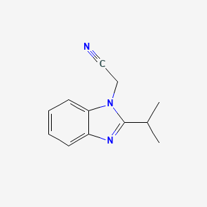 2-[2-(propan-2-yl)-1H-1,3-benzodiazol-1-yl]acetonitrile