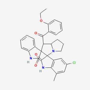 molecular formula C31H28ClN3O4 B15174579 CID 4885736 