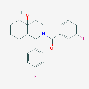 molecular formula C22H23F2NO2 B15174616 C22H23F2NO2 