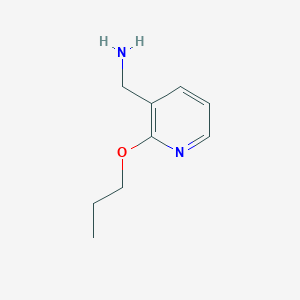molecular formula C9H14N2O B1517463 (2-Propoxypyridin-3-yl)methanamine CAS No. 851773-46-1