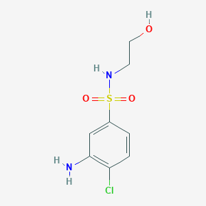 3-Amino-4-chloro-N-(2-hydroxyethyl)benzenesulfonamide