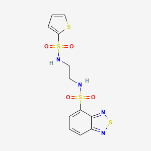 molecular formula C12H12N4O4S4 B15174714 C12H12N4O4S4 