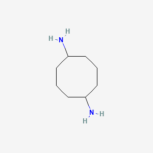 molecular formula C8H18N2 B15174736 Cyclooctane-1,5-diamine CAS No. 1242240-30-7