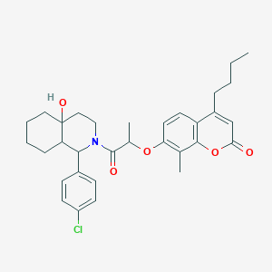 molecular formula C32H38ClNO5 B15174752 C32H38ClNO5 