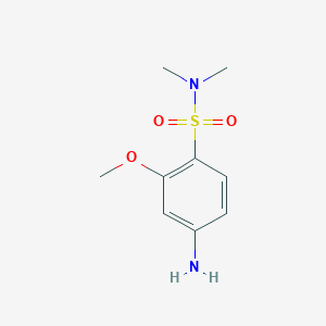 4-amino-2-methoxy-N,N-dimethylbenzene-1-sulfonamide