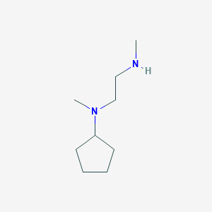 molecular formula C9H20N2 B1517481 N-Cyclopentyl-N,N'-dimethylethane-1,2-diamine CAS No. 938459-03-1