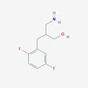 3-Amino-2-[(2,5-difluorophenyl)methyl]propan-1-ol