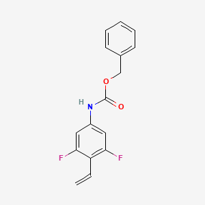 molecular formula C16H13F2NO2 B15174884 Benzyl (4-ethenyl-3,5-difluorophenyl)carbamate CAS No. 919350-27-9