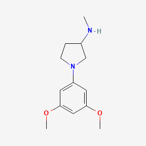 1-(3,5-dimethoxyphenyl)-N-methylpyrrolidin-3-amine