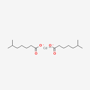 molecular formula C16H30CdO4 B15174993 Cadmium isooctanoate CAS No. 30304-32-6