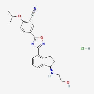 molecular formula C23H25ClN4O3 B15175020 (r)-Ozanimod hcl 