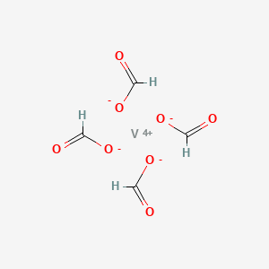 molecular formula C4H4O8V B15175026 Vanadium(4+) tetraformate CAS No. 60676-73-5