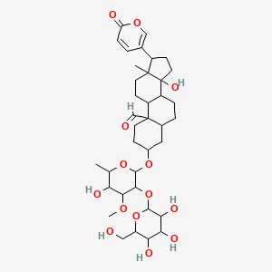 molecular formula C37H54O14 B15175091 Glucobovoside A CAS No. 11022-62-1