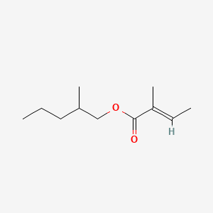 molecular formula C11H20O2 B15175104 2-Methylpentyl 2-methylcrotonate CAS No. 83783-85-1