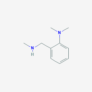 molecular formula C10H16N2 B1517512 N,N-dimethyl-2-[(methylamino)methyl]aniline CAS No. 1095080-04-8