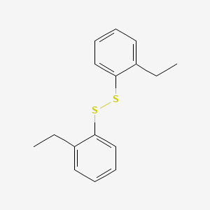 molecular formula C16H18S2 B15175130 Disulfide, bis(o-ethylphenyl) CAS No. 4500-66-7
