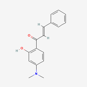 molecular formula C17H17NO2 B15175172 4'-(Dimethylamino)-2'-hydroxychalcone CAS No. 73981-11-0