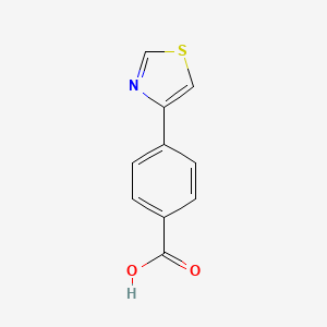 molecular formula C10H7NO2S B1517520 4-(1,3-Thiazol-4-yl)benzoic acid CAS No. 877758-98-0