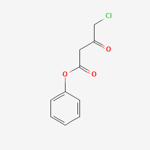 molecular formula C10H9ClO3 B15175203 Phenyl 4-chloro-3-oxobutyrate CAS No. 63353-44-6